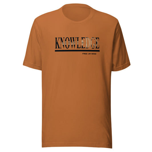 “Knowledge” Unisex Graphic t-shirt