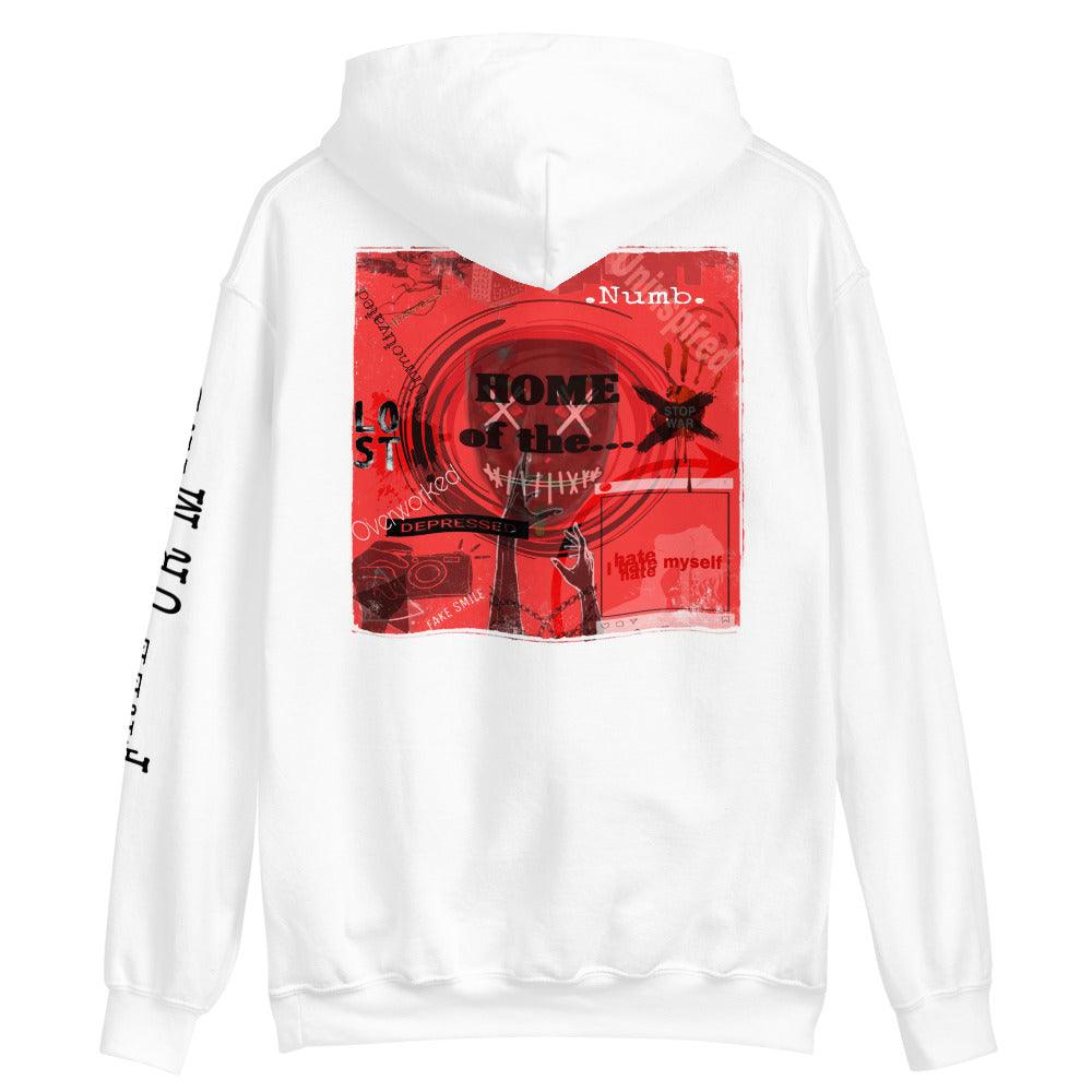 Graphic Unisex Hoodie “Land of the free..” - Kreative Passions