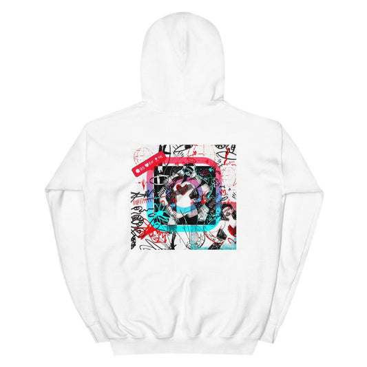 Graphic Unisex Hoodie “Social Media Lover” - Kreative Passions
