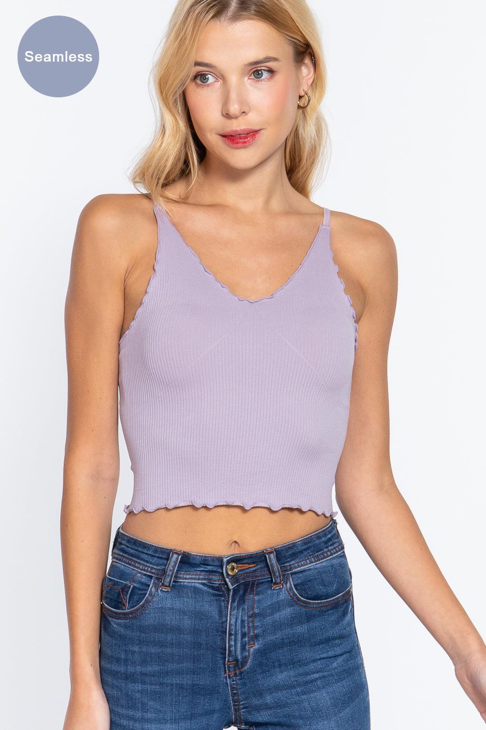 Lettuce Edge Seamless Cami Top - Kreative Passions