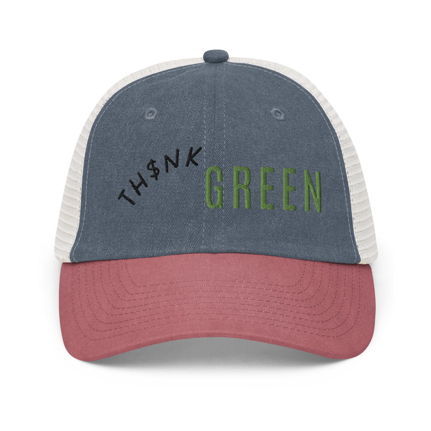 “Think Green” Pigment-dyed cap