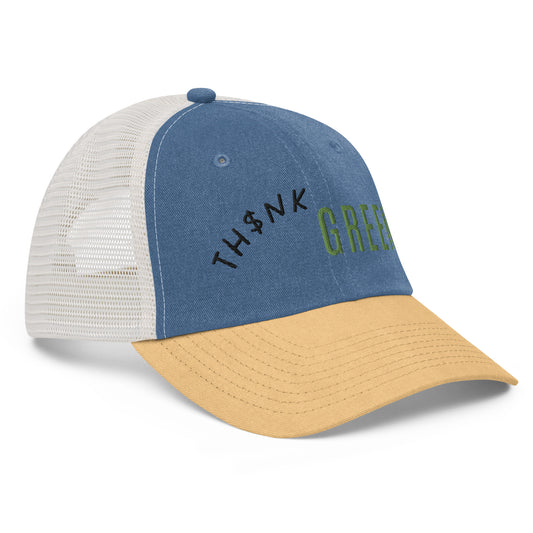 “Think Green” Pigment-dyed cap