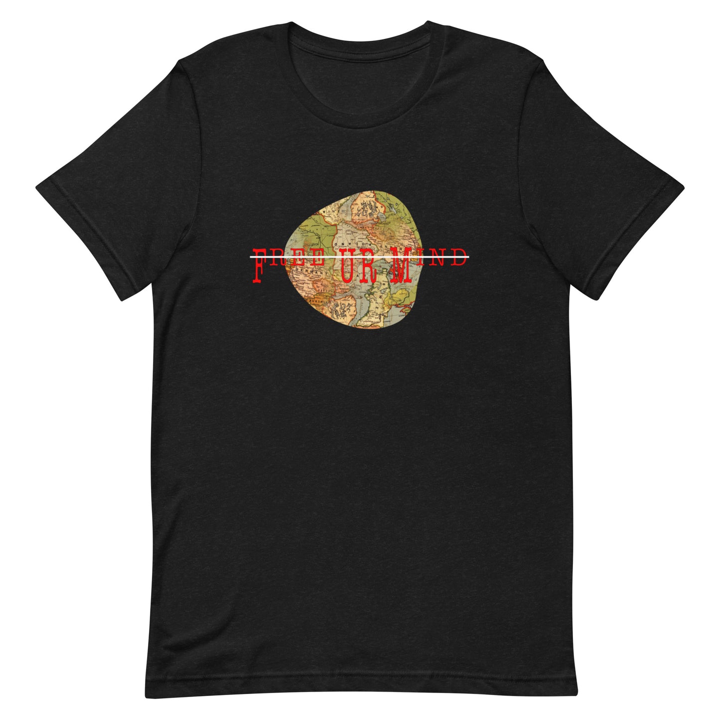 “Free UR Mind”Short-sleeve unisex Graphic t-shirt